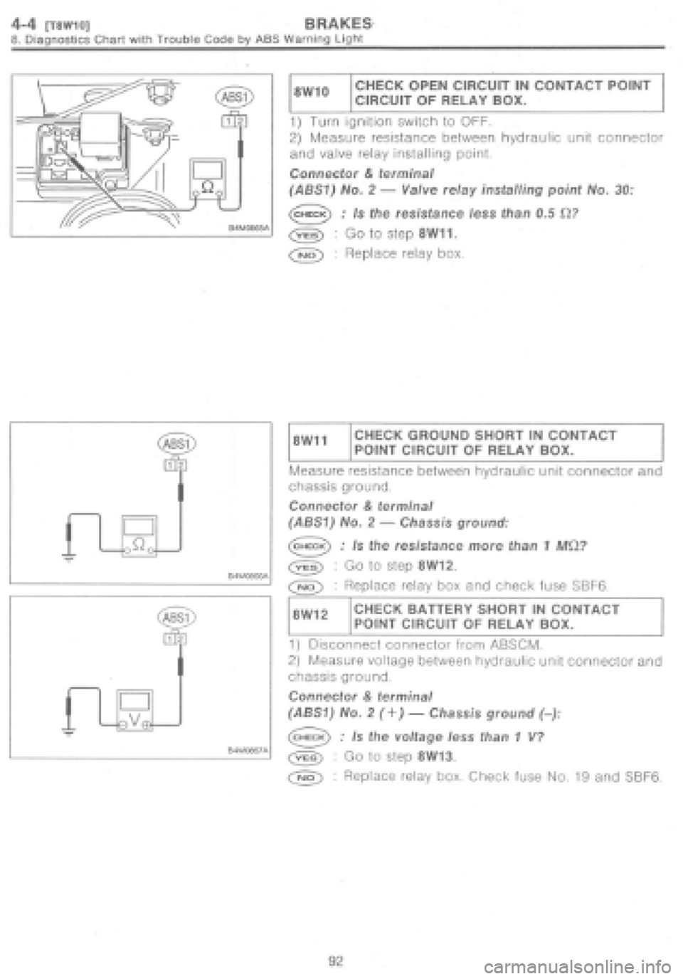 SUBARU IMPREZA 1997 Workshop Manual SUBARU IMPREZA 1997 Workshop Manual