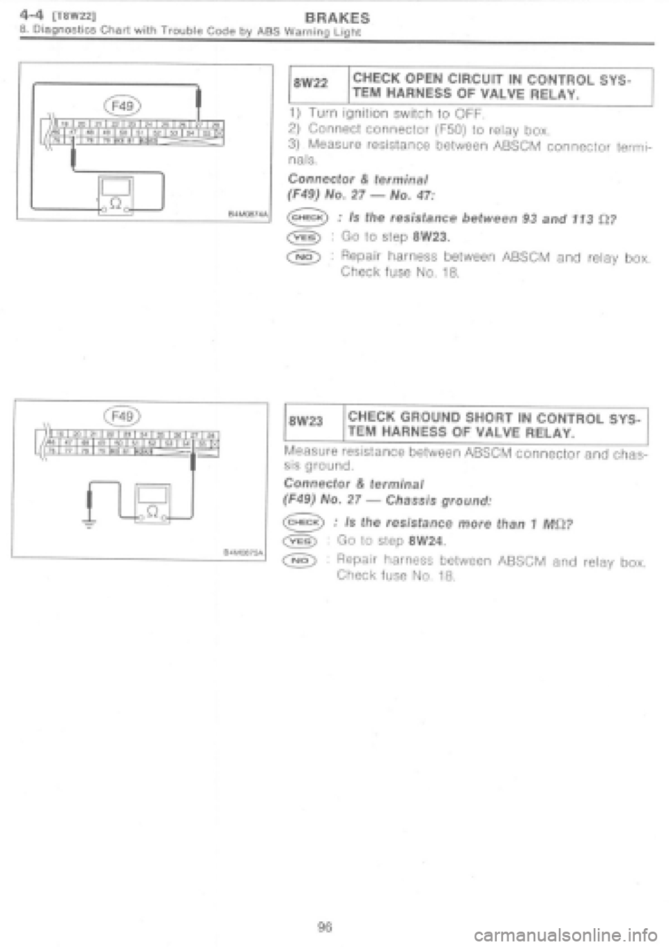 SUBARU IMPREZA 1997 Workshop Manual SUBARU IMPREZA 1997 Workshop Manual