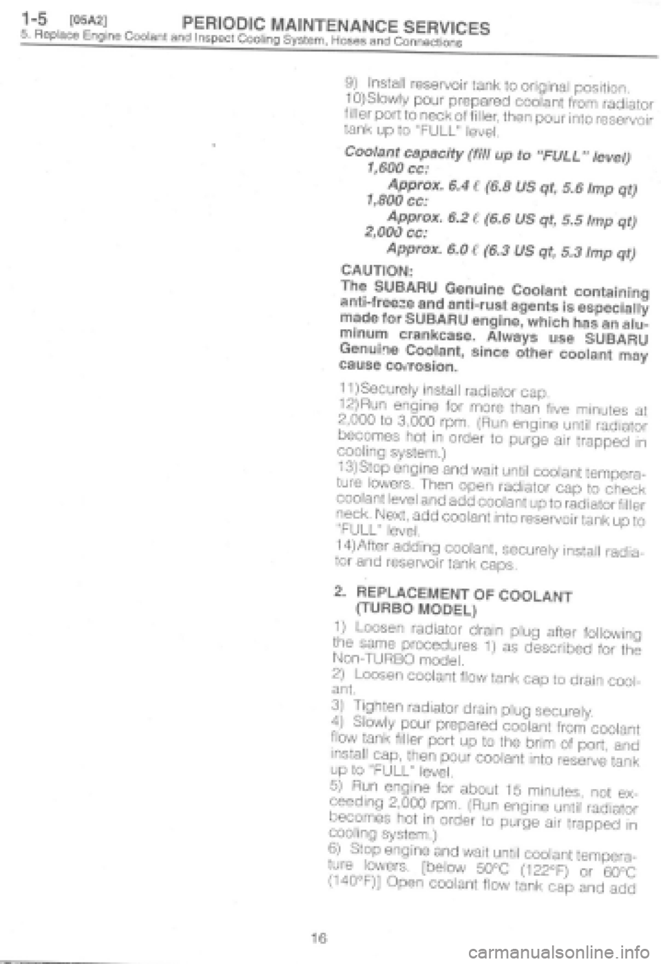SUBARU IMPREZA 1997 Service Manual SUBARU IMPREZA 1997 Service Manual