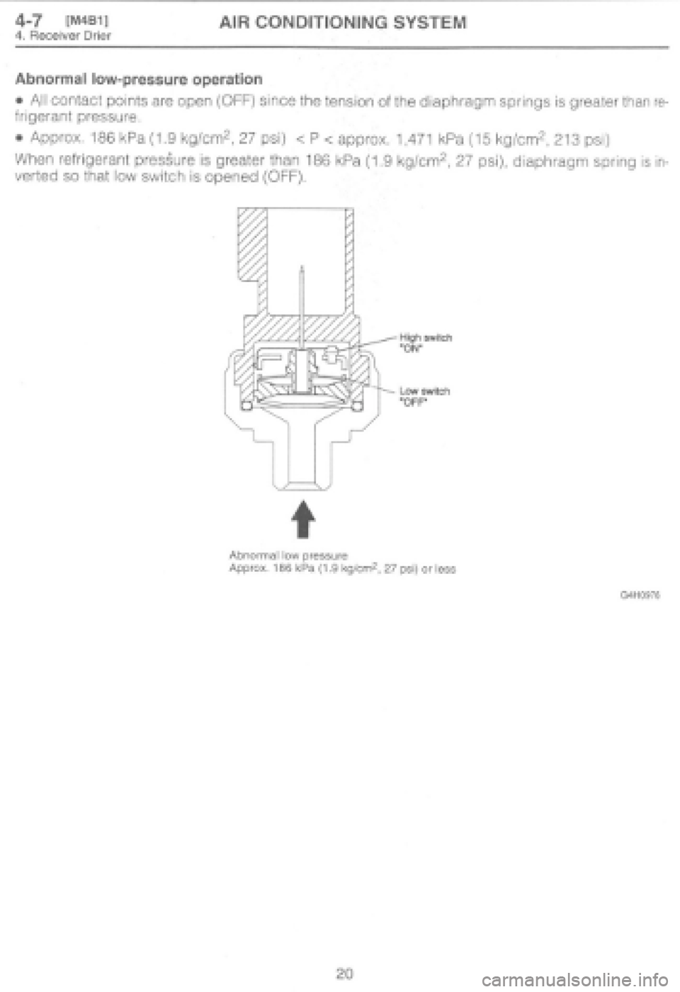 SUBARU IMPREZA 1997 Workshop Manual SUBARU IMPREZA 1997 Workshop Manual