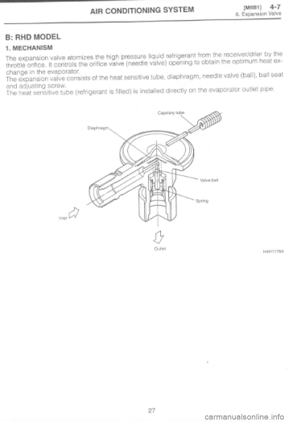 SUBARU IMPREZA 1997 Workshop Manual SUBARU IMPREZA 1997 Workshop Manual