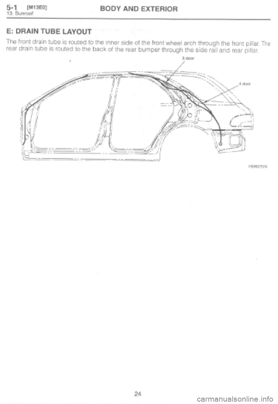 SUBARU IMPREZA 1997 Workshop Manual SUBARU IMPREZA 1997 Workshop Manual