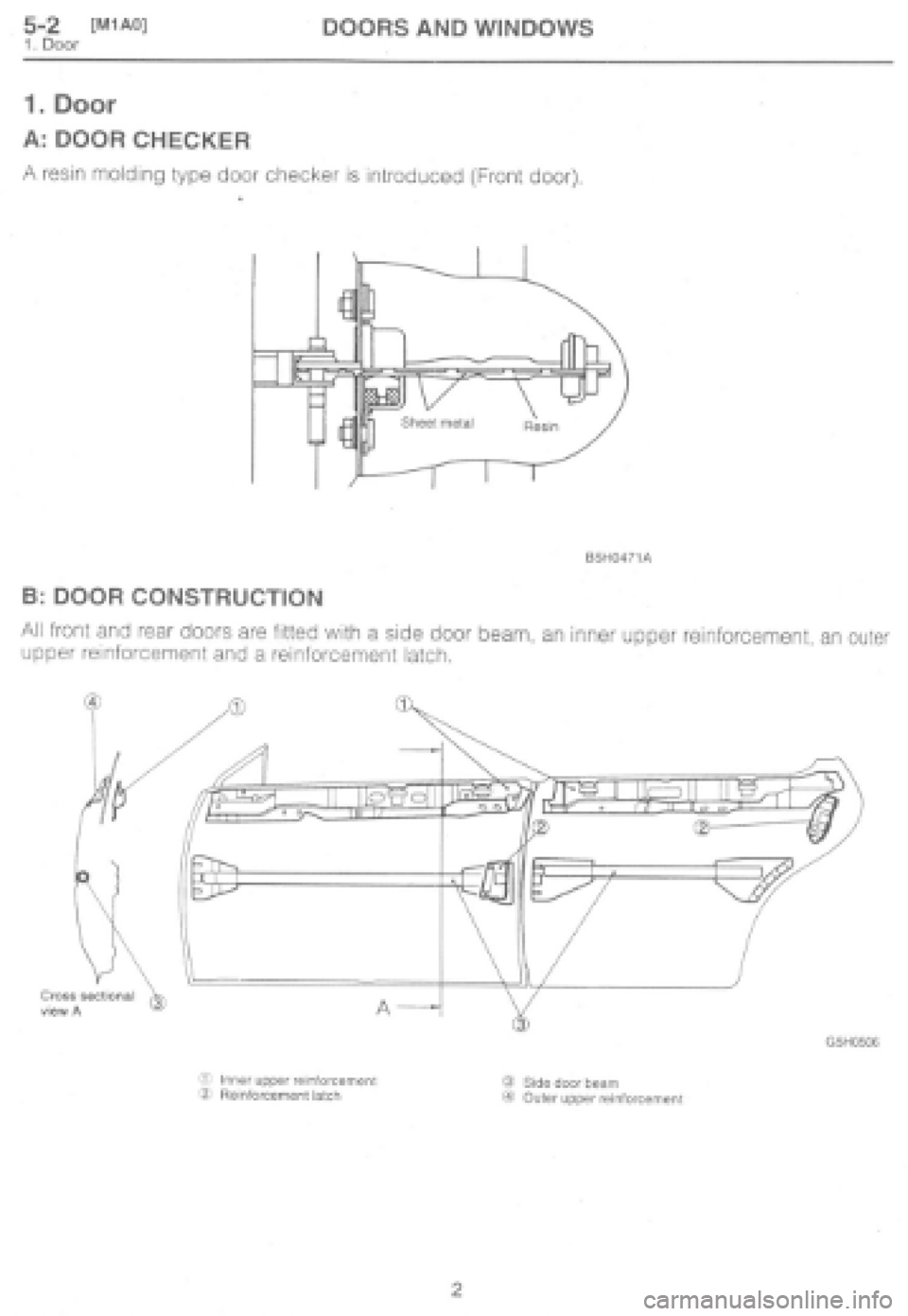 SUBARU IMPREZA 1997 Workshop Manual SUBARU IMPREZA 1997 Workshop Manual