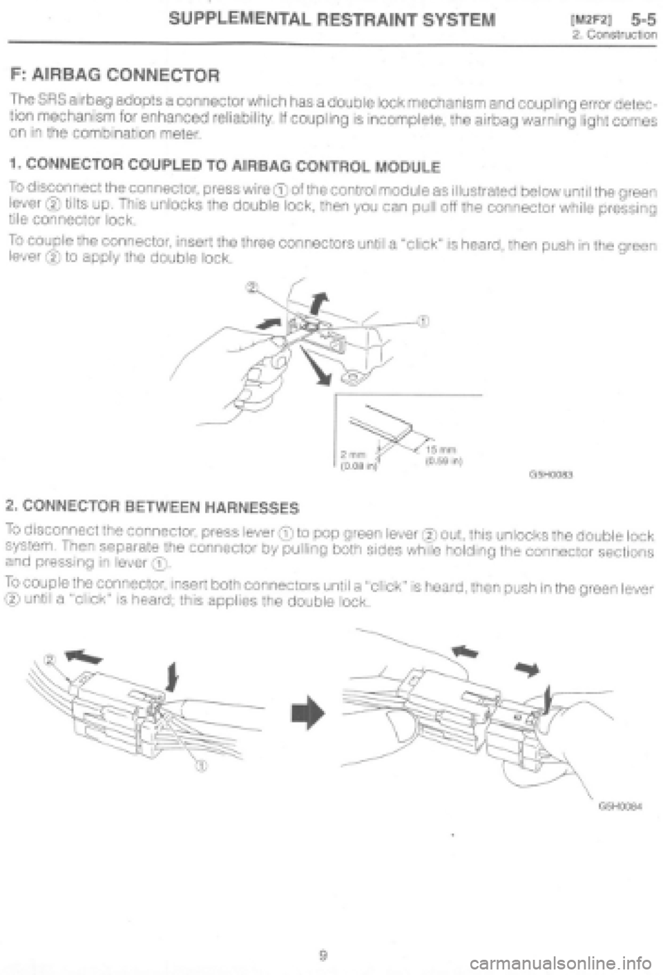 SUBARU IMPREZA 1997 Workshop Manual SUBARU IMPREZA 1997 Workshop Manual