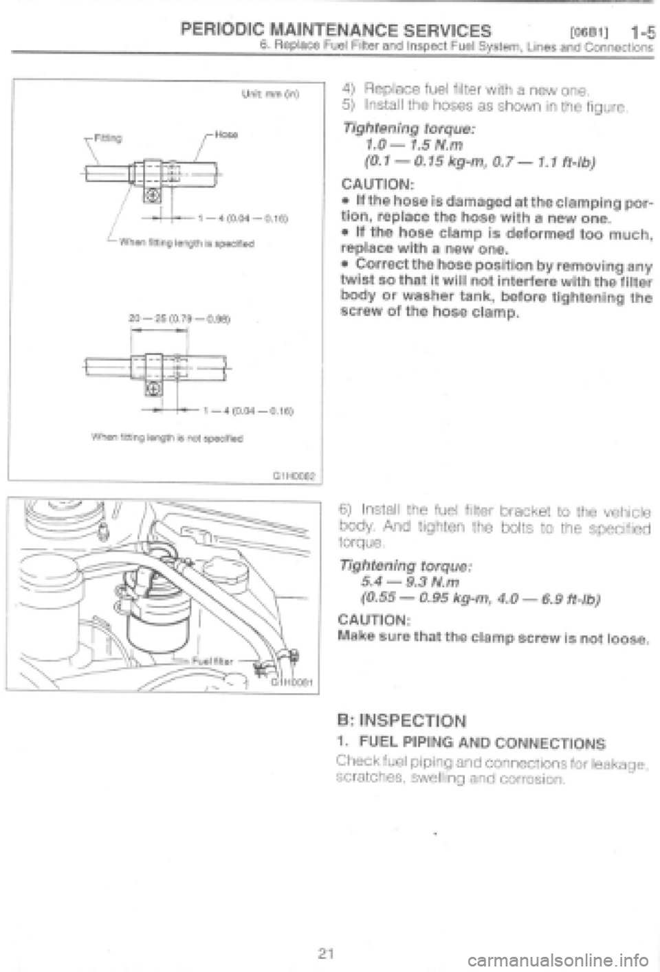 SUBARU IMPREZA 1997 Service Manual SUBARU IMPREZA 1997 Service Manual