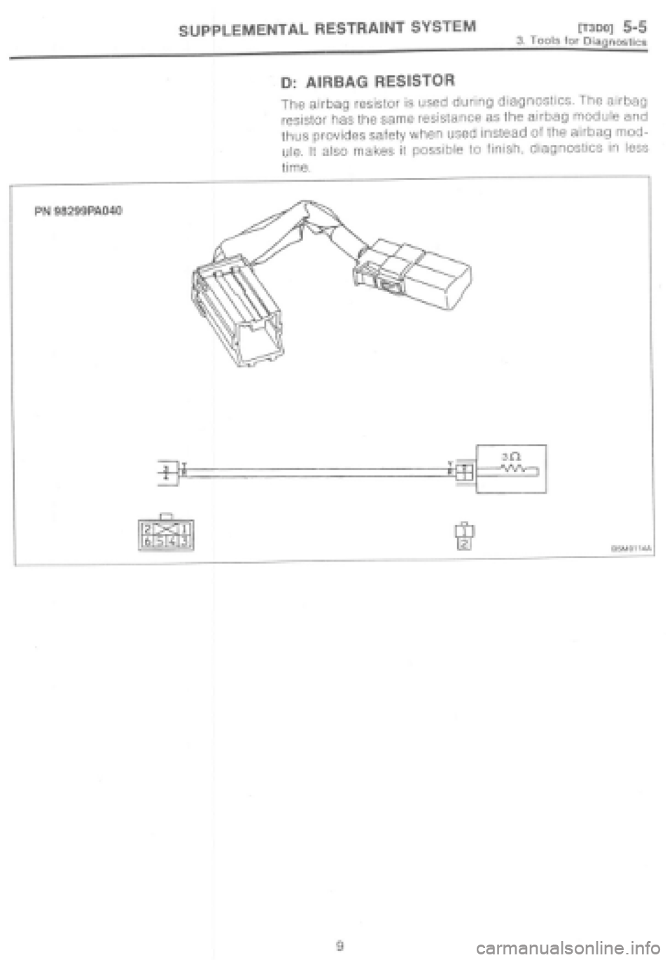 SUBARU IMPREZA 1997 Workshop Manual SUBARU IMPREZA 1997 Workshop Manual