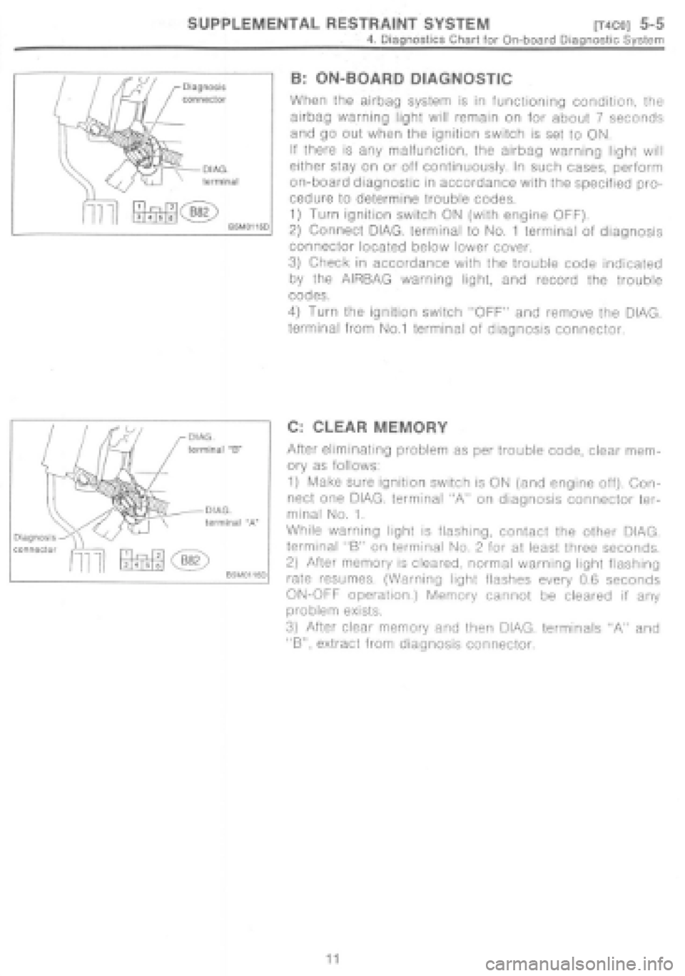 SUBARU IMPREZA 1997 Workshop Manual SUBARU IMPREZA 1997 Workshop Manual