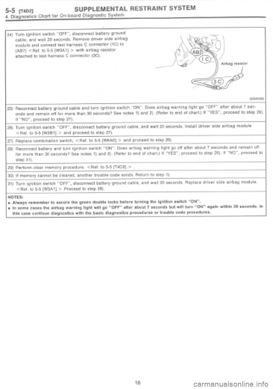 SUBARU IMPREZA 1997 Workshop Manual SUBARU IMPREZA 1997 Workshop Manual