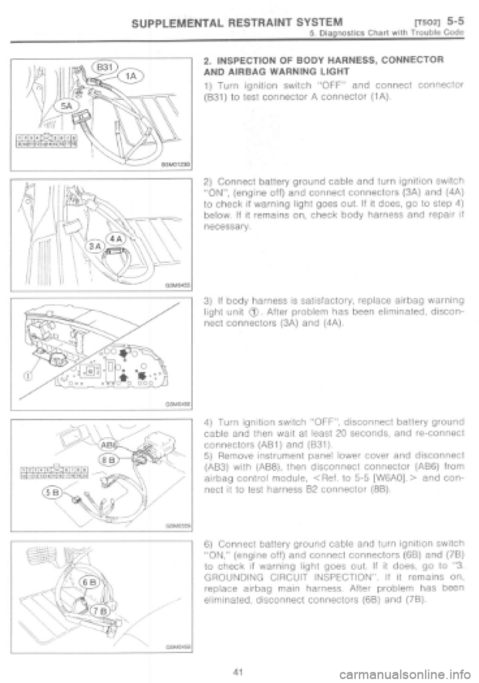 SUBARU IMPREZA 1997 Workshop Manual SUBARU IMPREZA 1997 Workshop Manual