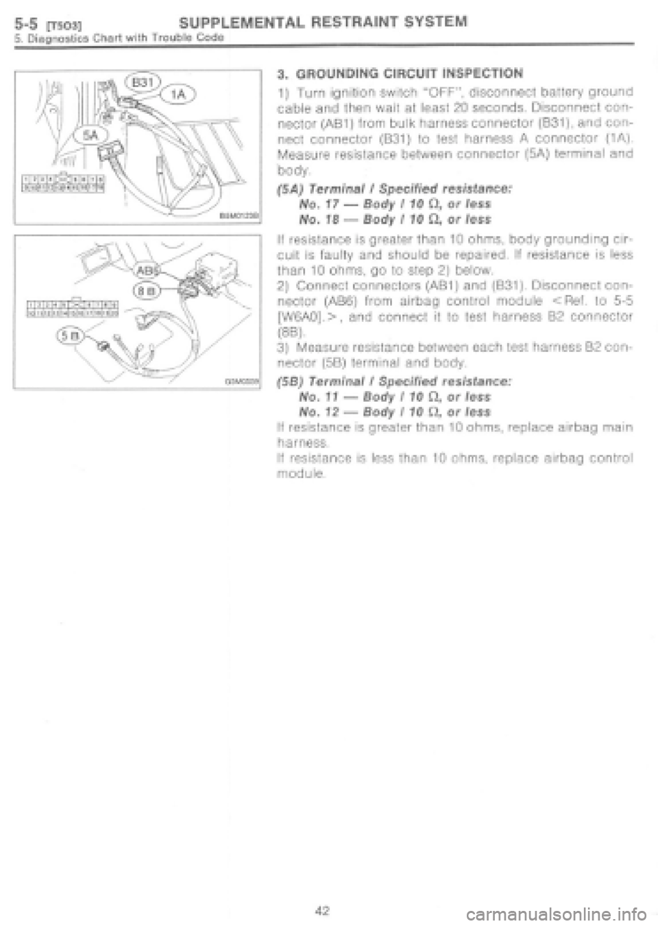 SUBARU IMPREZA 1997 Workshop Manual SUBARU IMPREZA 1997 Workshop Manual
