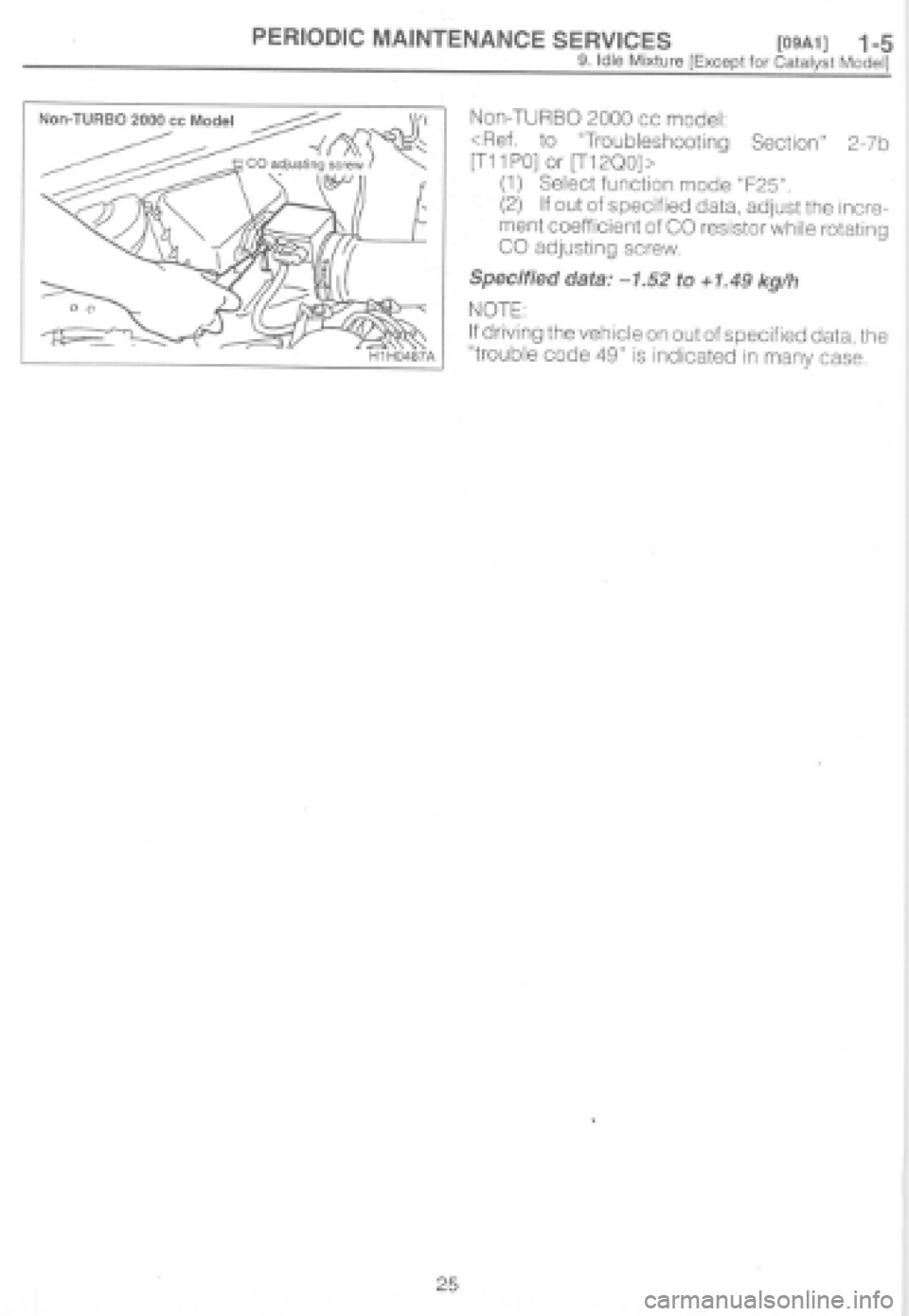 SUBARU IMPREZA 1997 Repair Manual 