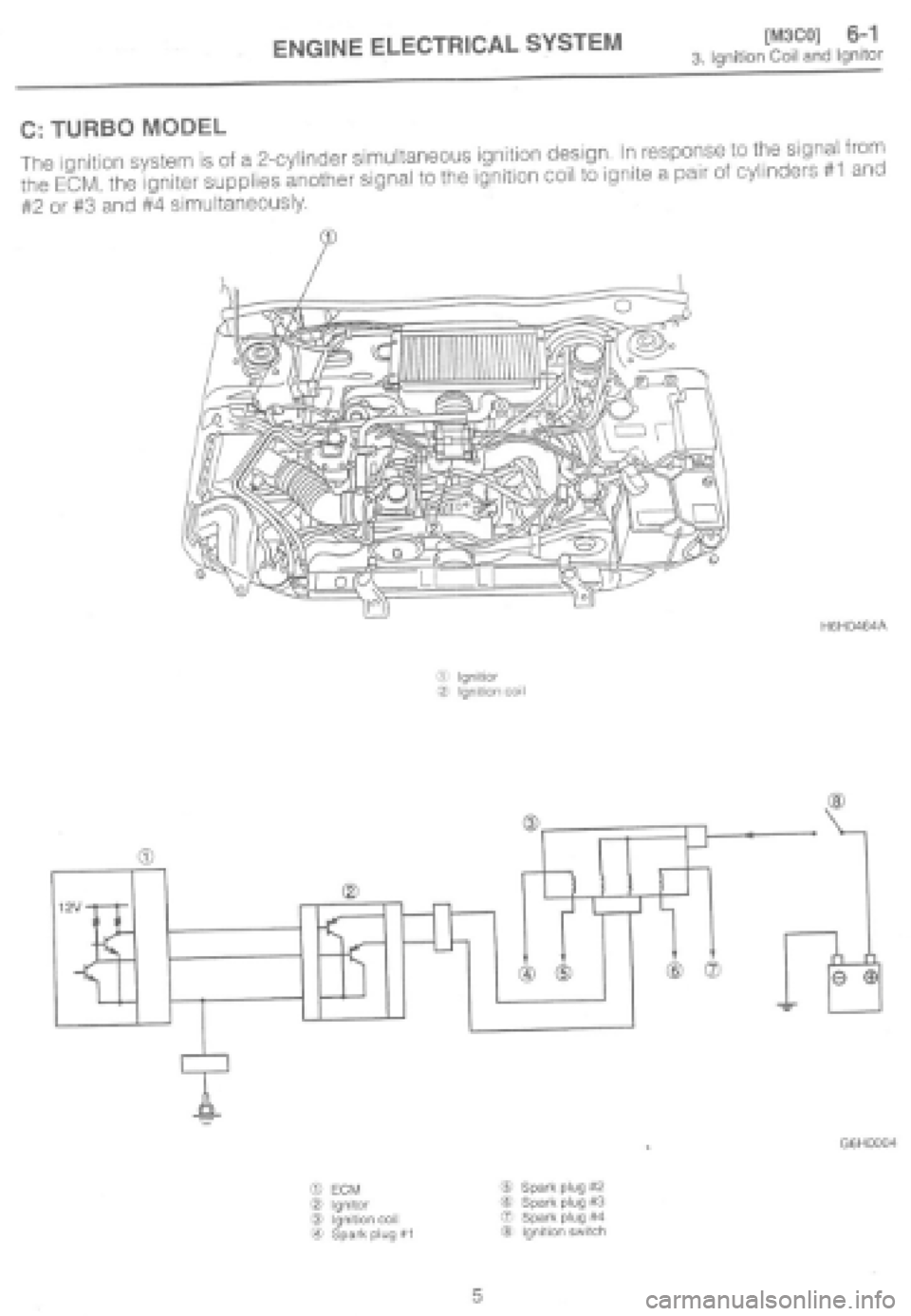 SUBARU IMPREZA 1997 Workshop Manual SUBARU IMPREZA 1997 Workshop Manual