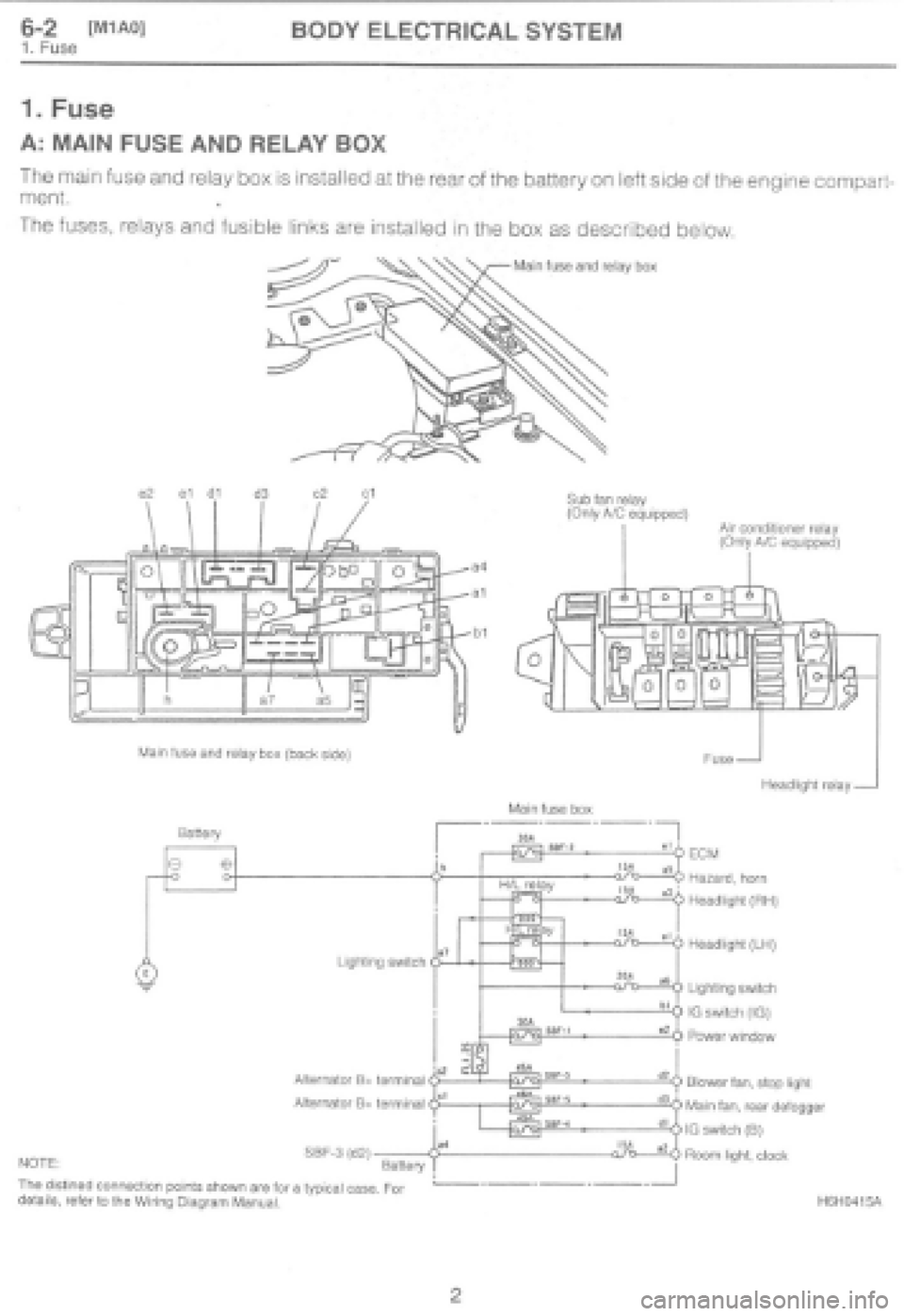 SUBARU IMPREZA 1997 Workshop Manual SUBARU IMPREZA 1997 Workshop Manual