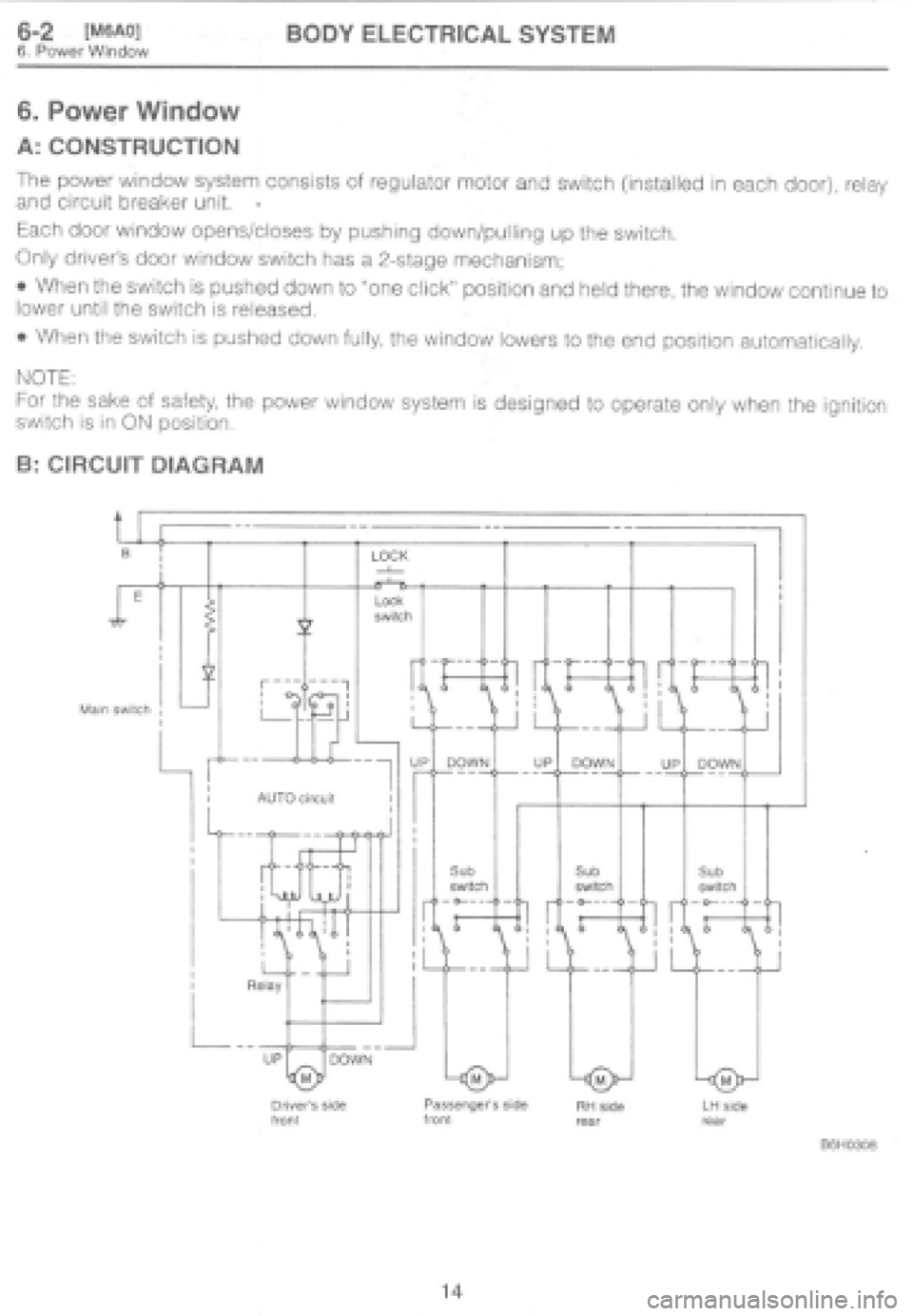 SUBARU IMPREZA 1997 Workshop Manual SUBARU IMPREZA 1997 Workshop Manual