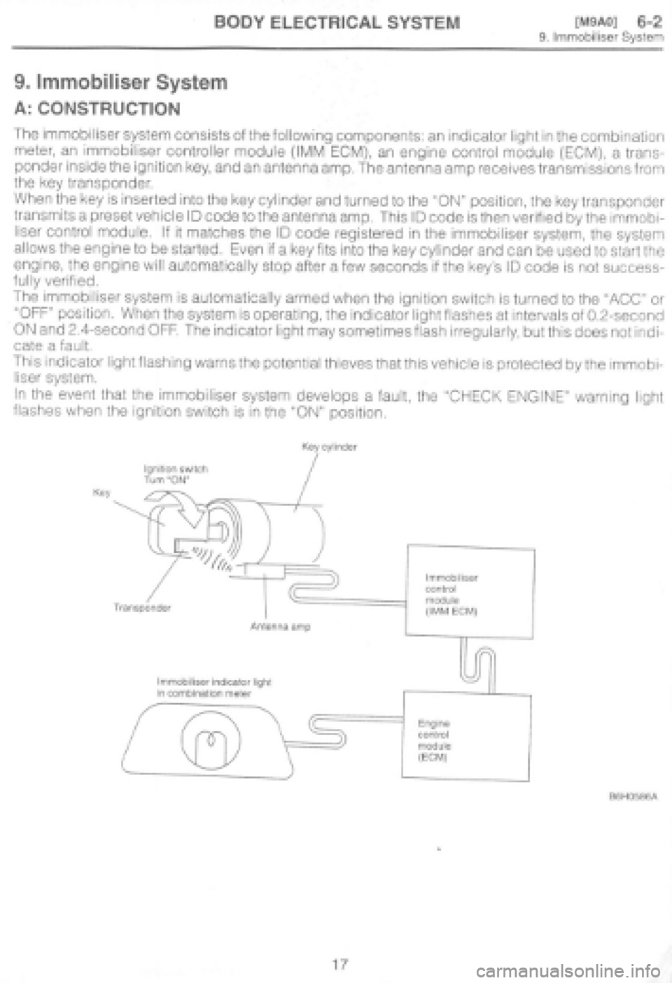 SUBARU IMPREZA 1997 Workshop Manual SUBARU IMPREZA 1997 Workshop Manual