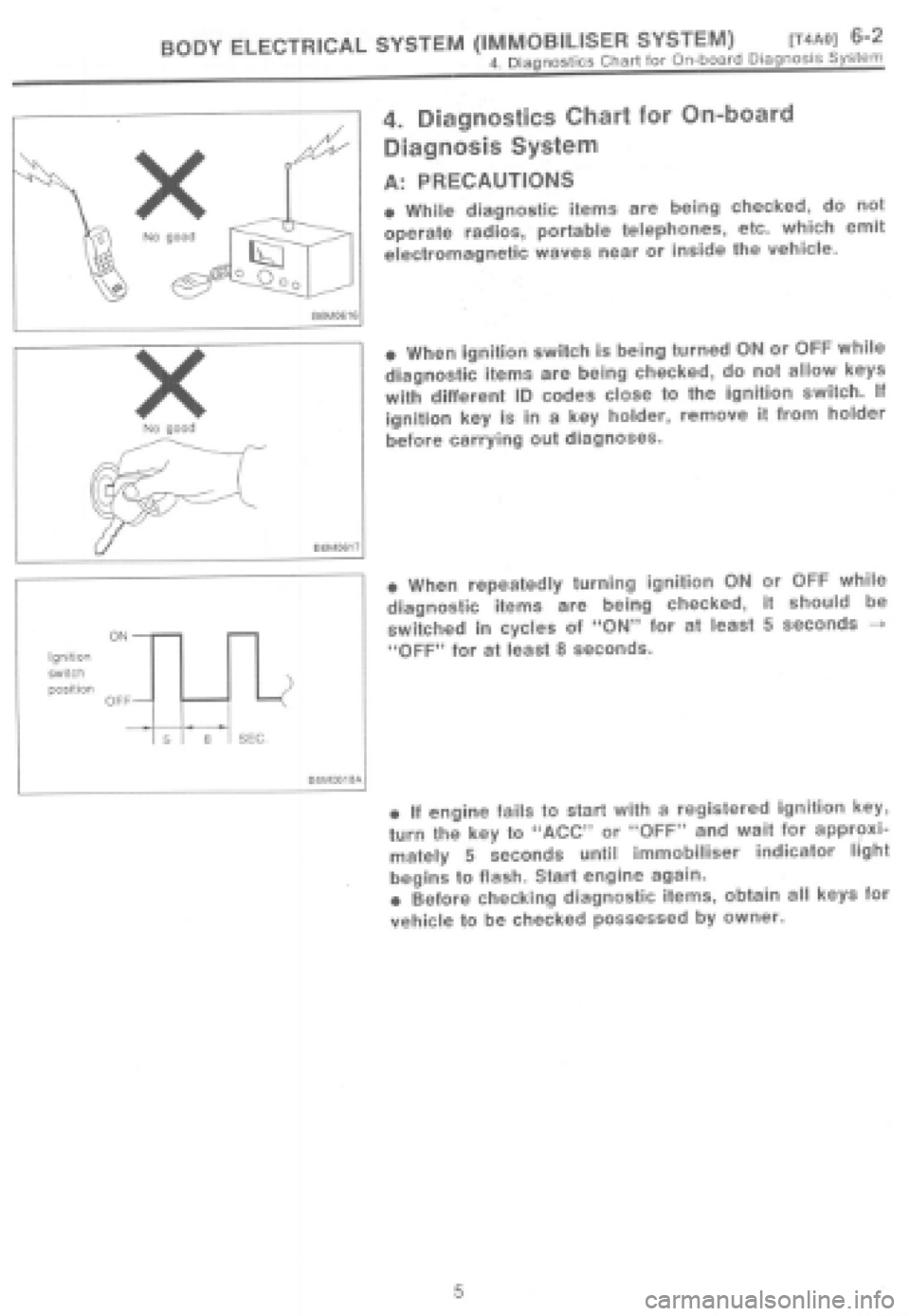SUBARU IMPREZA 1997 Workshop Manual SUBARU IMPREZA 1997 Workshop Manual