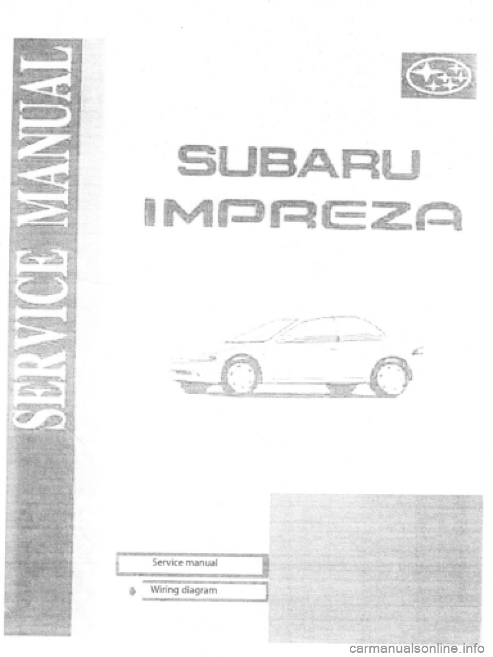 SUBARU IMPREZA 1997  Workshop Manual 