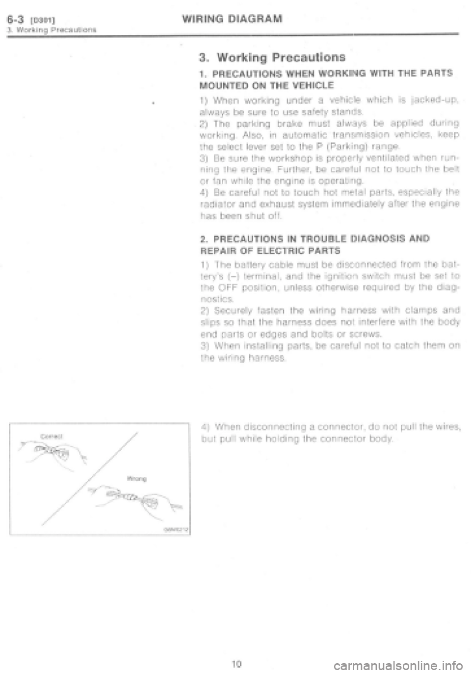SUBARU IMPREZA 1997 Workshop Manual SUBARU IMPREZA 1997 Workshop Manual