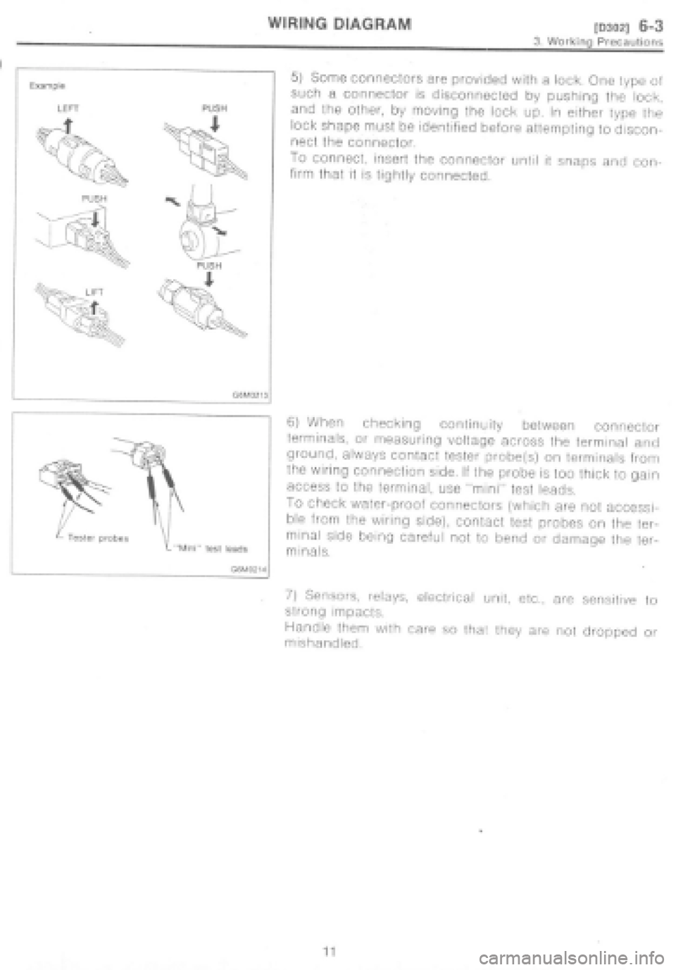 SUBARU IMPREZA 1997 Workshop Manual SUBARU IMPREZA 1997 Workshop Manual