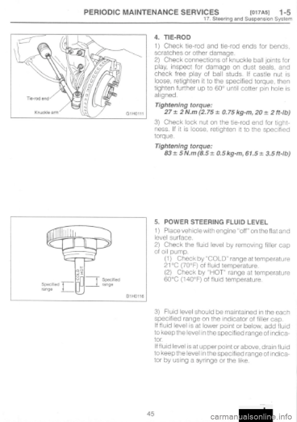 SUBARU IMPREZA 1997 Manual PDF SUBARU IMPREZA 1997 Manual PDF
