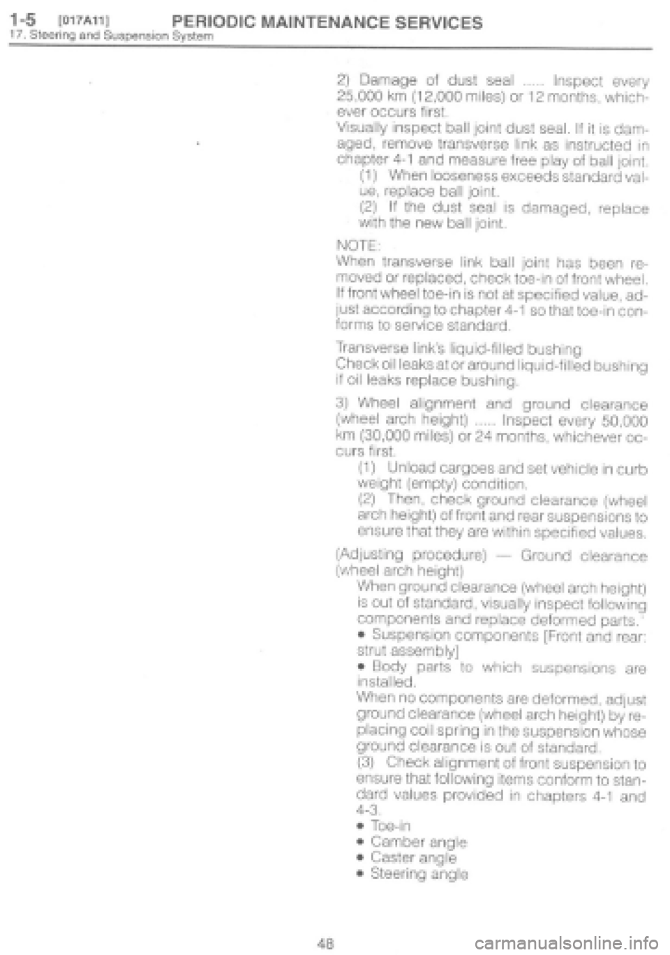 SUBARU IMPREZA 1997 Manual PDF SUBARU IMPREZA 1997 Manual PDF