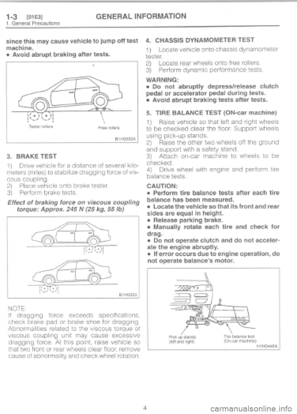 SUBARU IMPREZA 1997 Workshop Manual SUBARU IMPREZA 1997 Workshop Manual