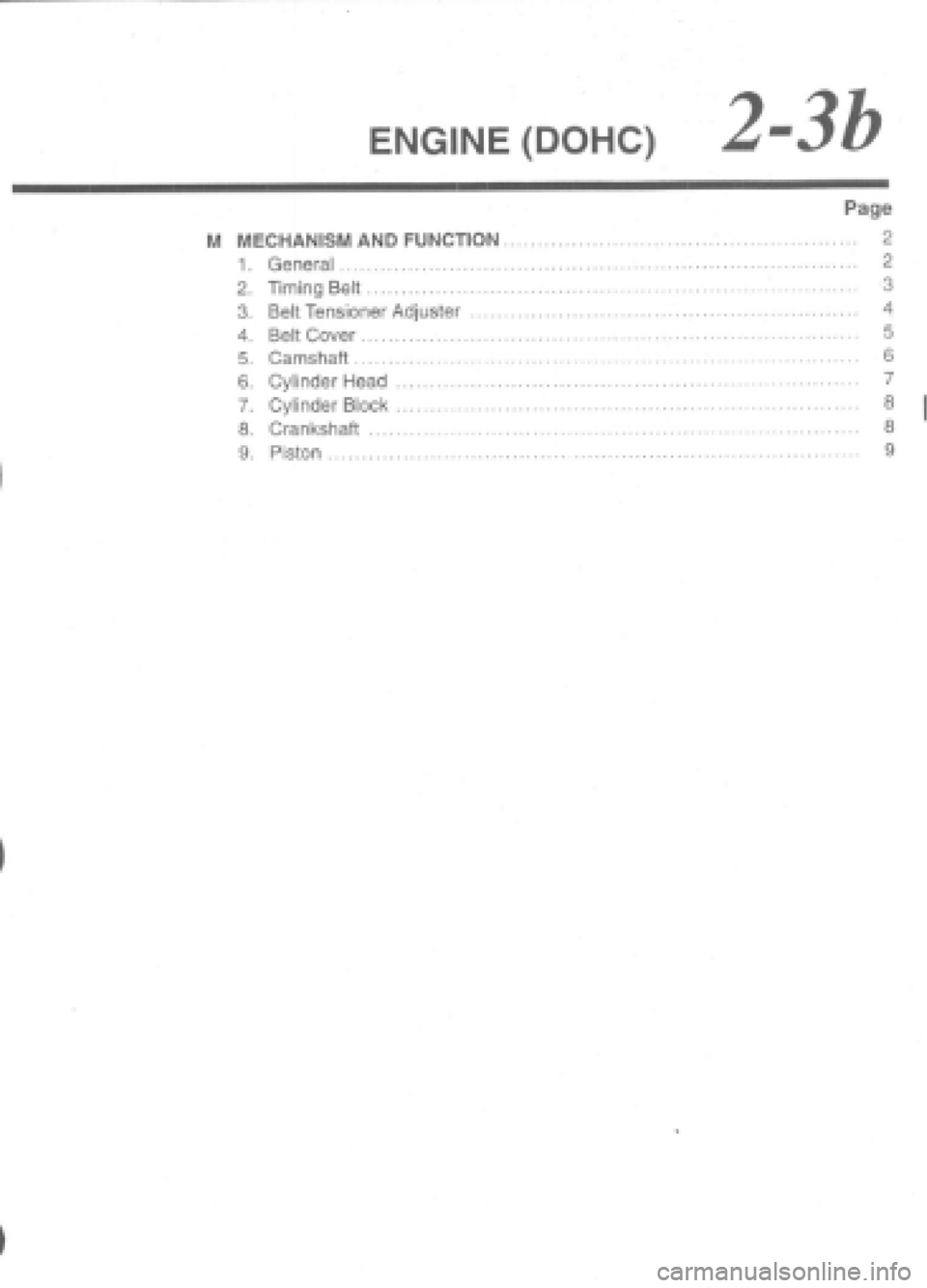 SUBARU IMPREZA 1997 Owners Manual 