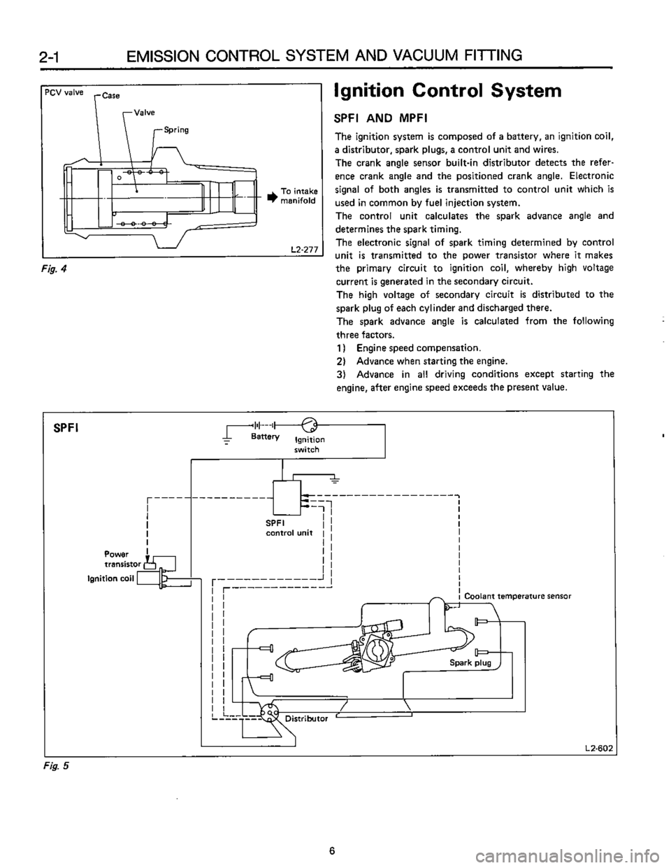 SUBARU LEONE 1989  Service Repair Manual 