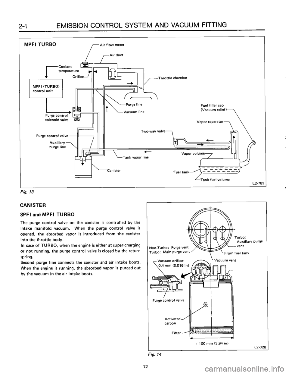 SUBARU LEONE 1989  Service Repair Manual 