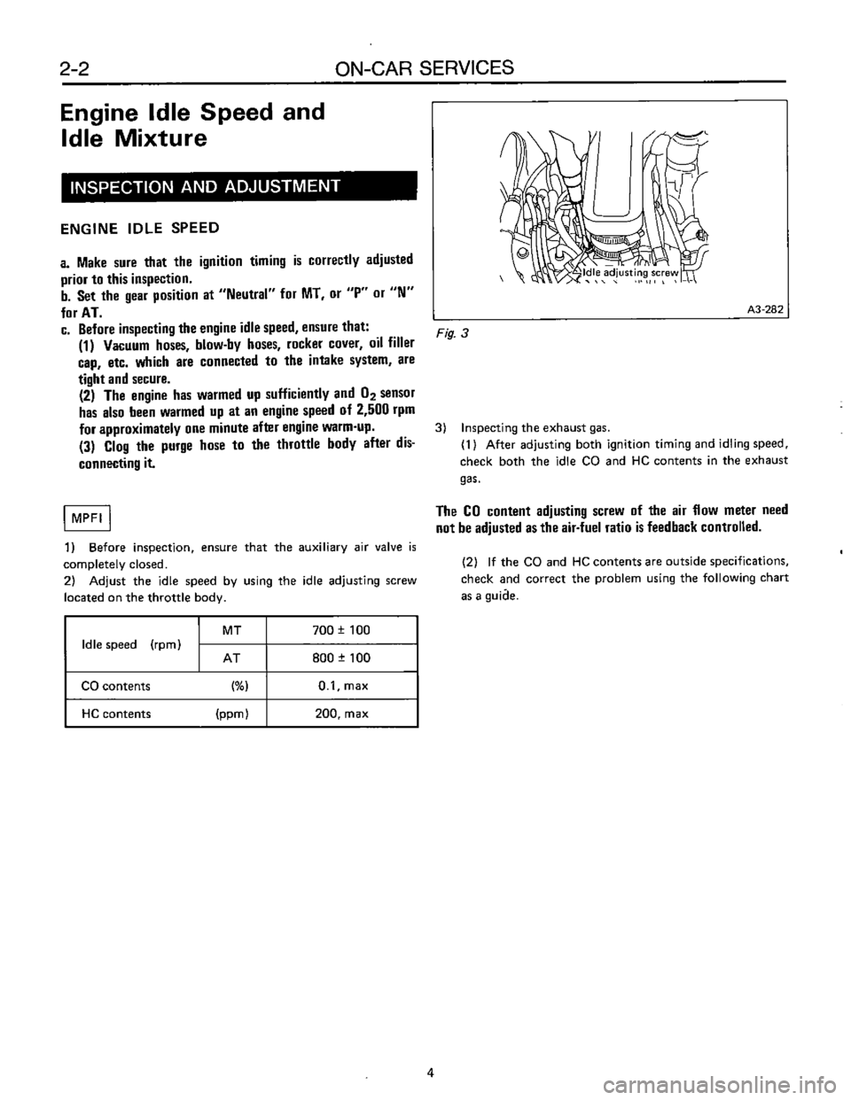 SUBARU LEONE 1989 Service Repair Manual SUBARU LEONE 1989 Service Repair Manual