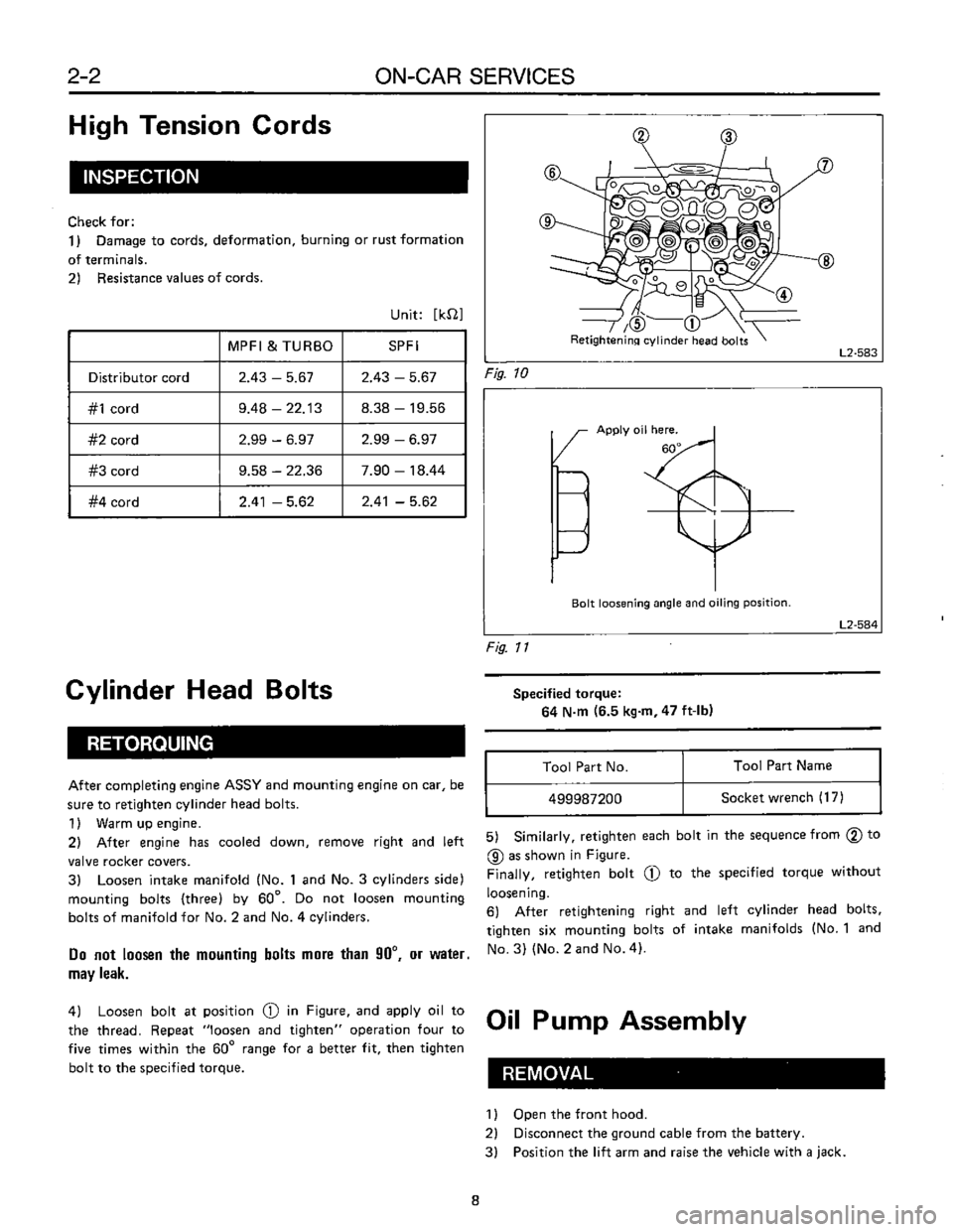 SUBARU LEONE 1989 Service Repair Manual SUBARU LEONE 1989 Service Repair Manual