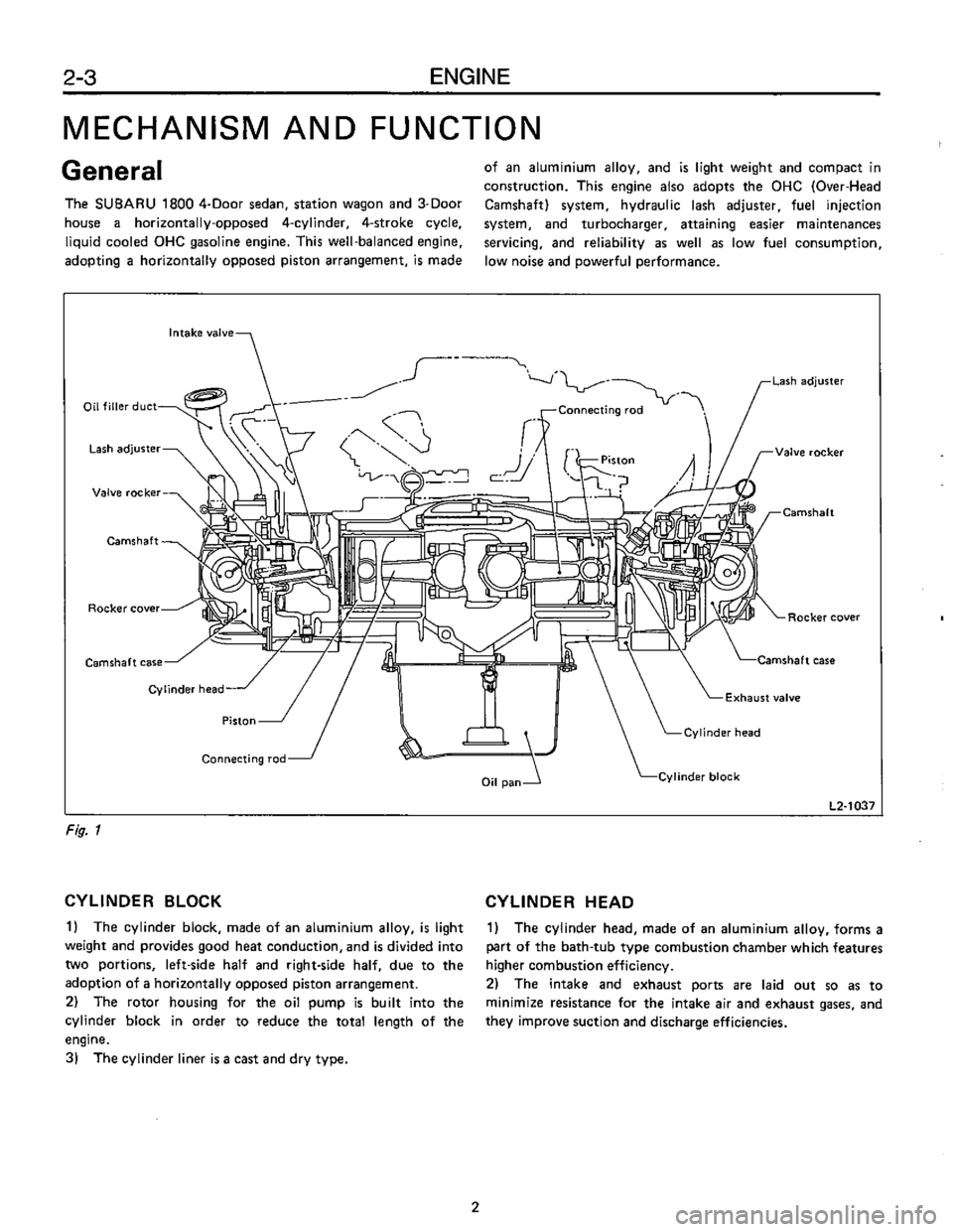 SUBARU LEONE 1989 Service Repair Manual SUBARU LEONE 1989 Service Repair Manual