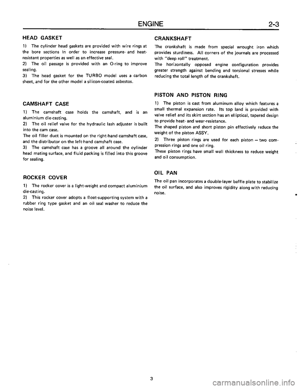 SUBARU LEONE 1989 Service Repair Manual SUBARU LEONE 1989 Service Repair Manual