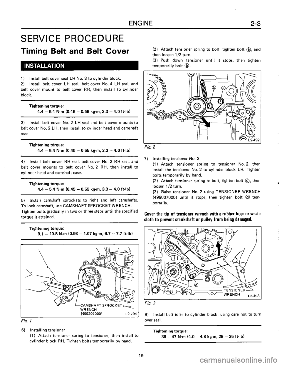 SUBARU LEONE 1989 Service Repair Manual SUBARU LEONE 1989 Service Repair Manual