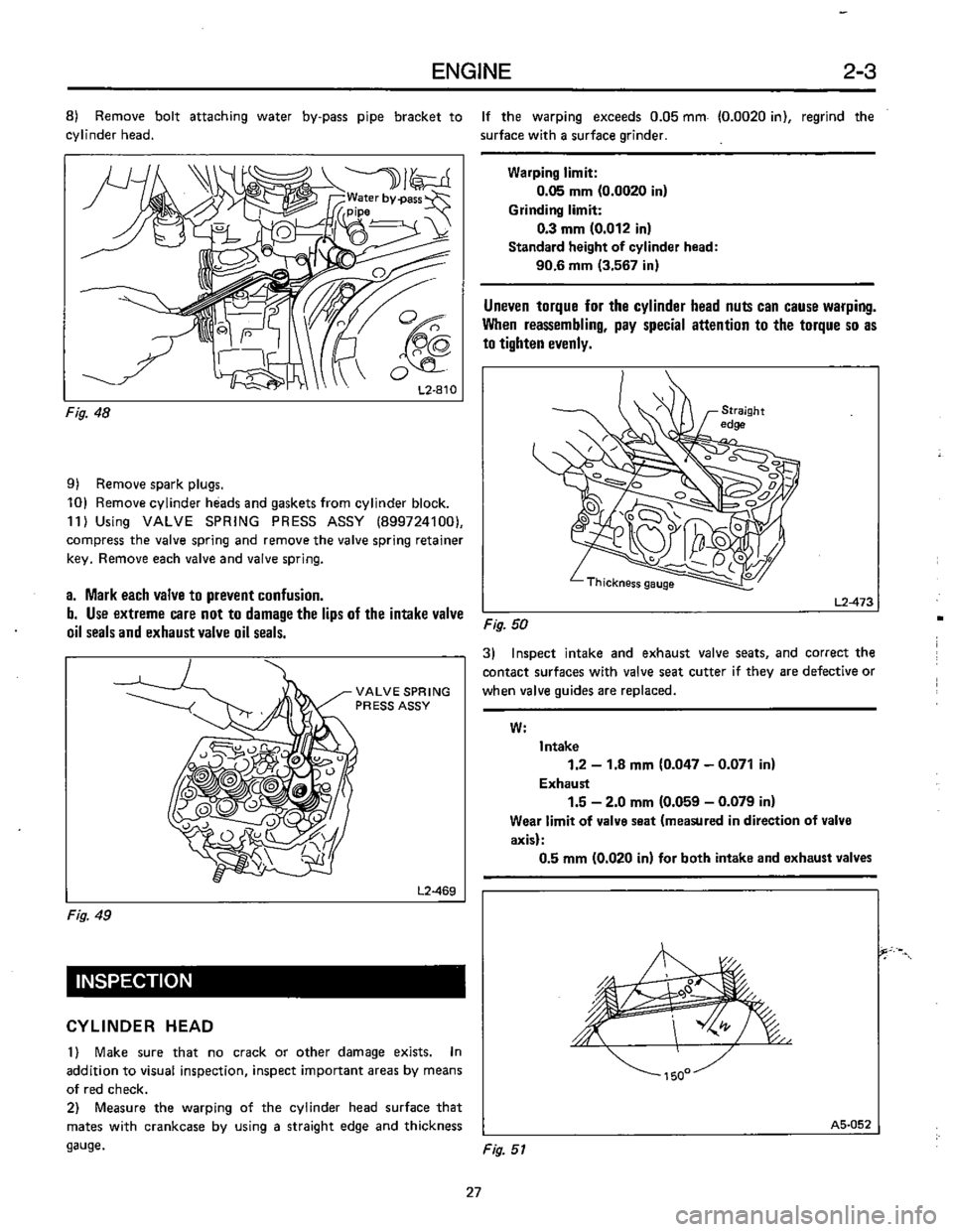 SUBARU LEONE 1989 Service Repair Manual SUBARU LEONE 1989 Service Repair Manual
