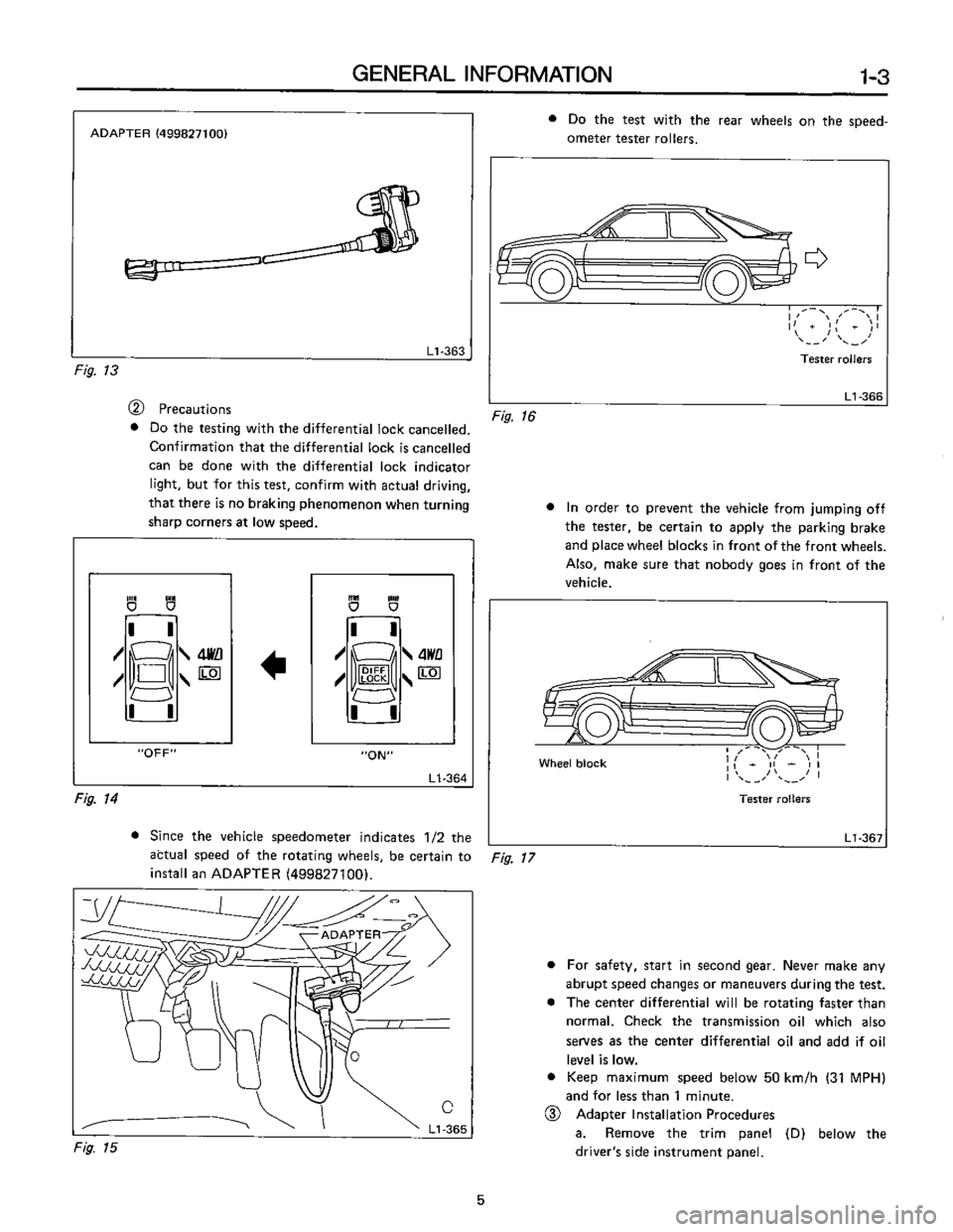 SUBARU LEONE 1989 Service Owners Manual SUBARU LEONE 1989 Service Owners Manual