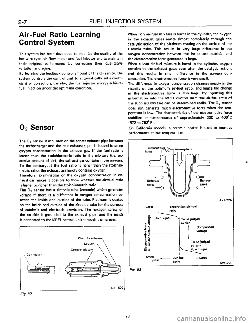 SUBARU LEONE 1989  Service Repair Manual 