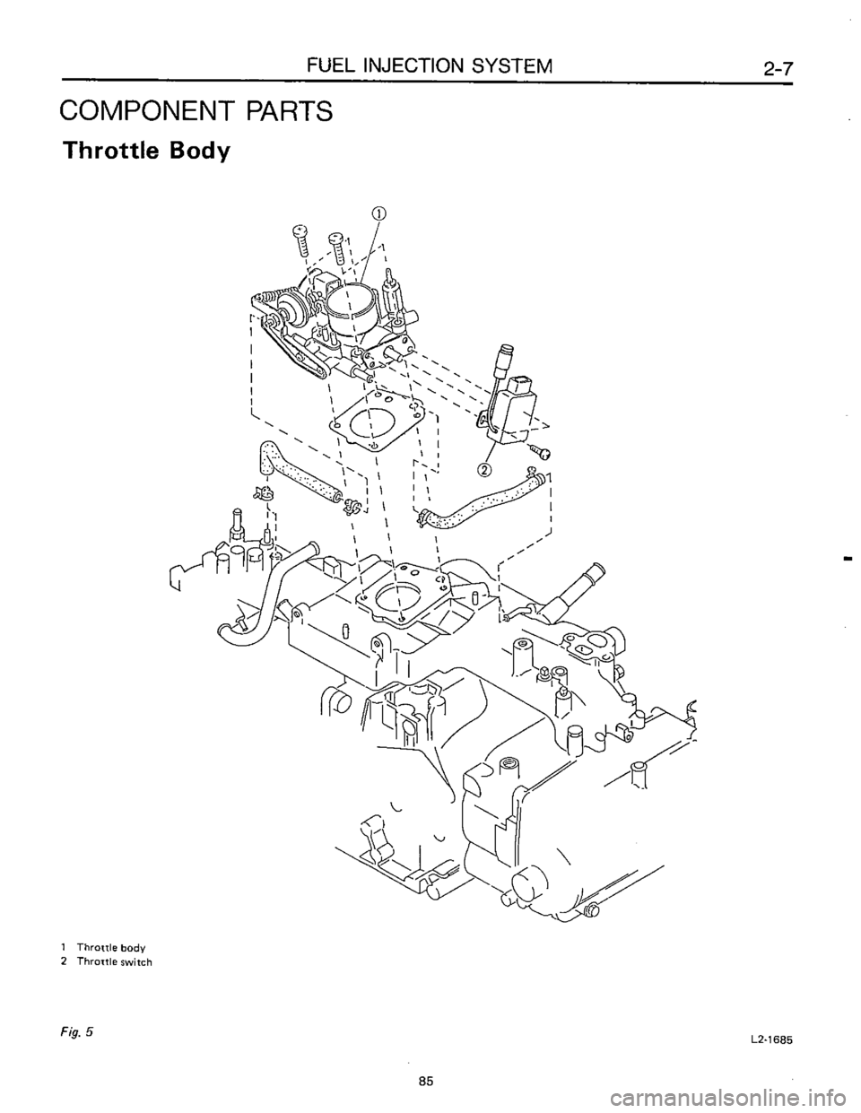 SUBARU LEONE 1989  Service Repair Manual 