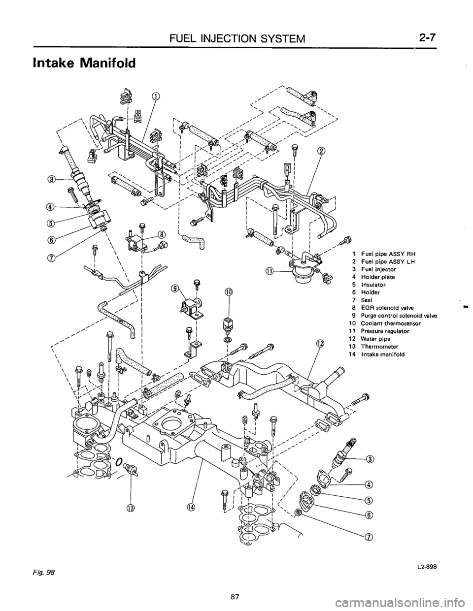 SUBARU LEONE 1989  Service Repair Manual 