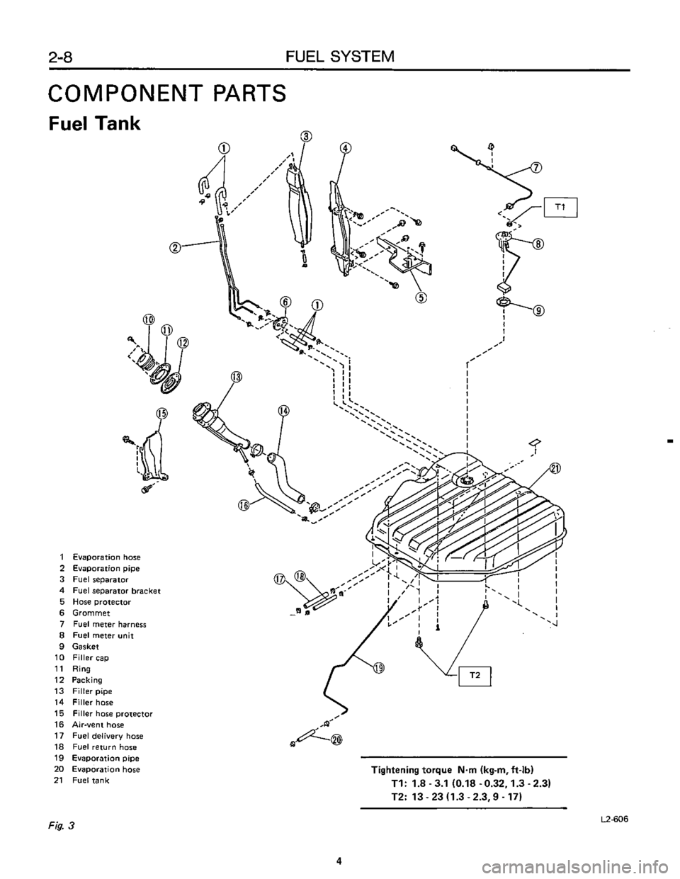 SUBARU LEONE 1989  Service Repair Manual 
