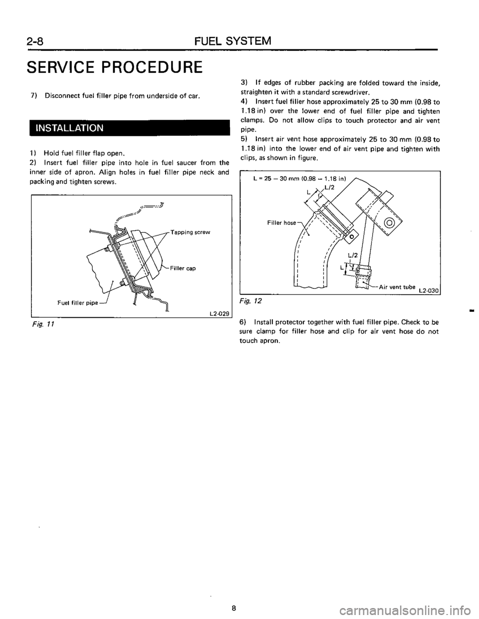 SUBARU LEONE 1989  Service Repair Manual 