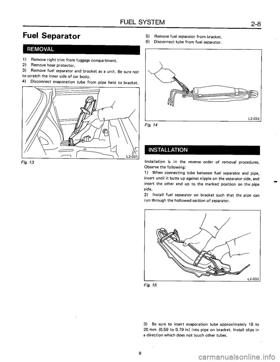SUBARU LEONE 1989  Service Repair Manual 