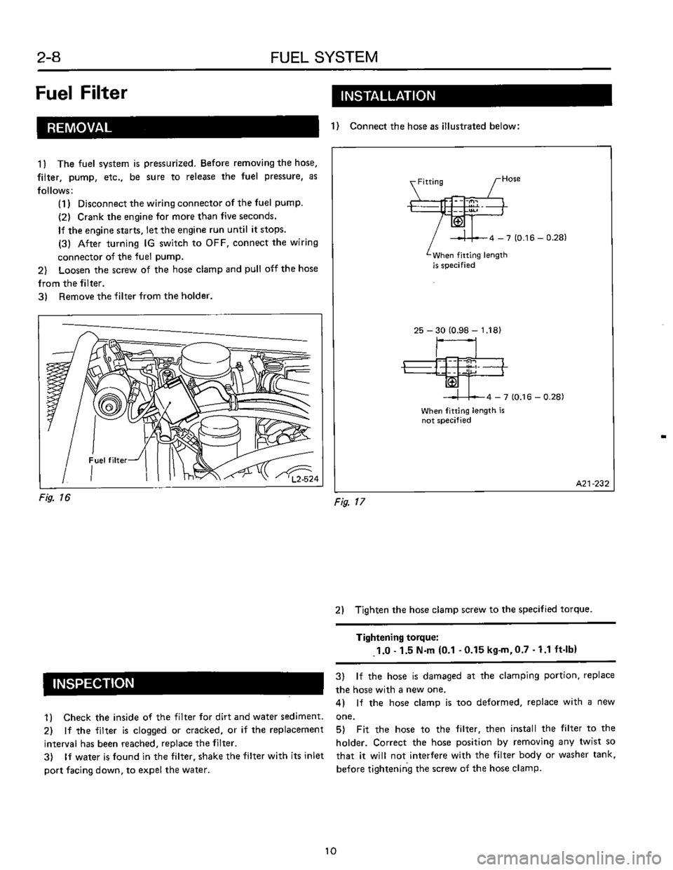 SUBARU LEONE 1989  Service Repair Manual 