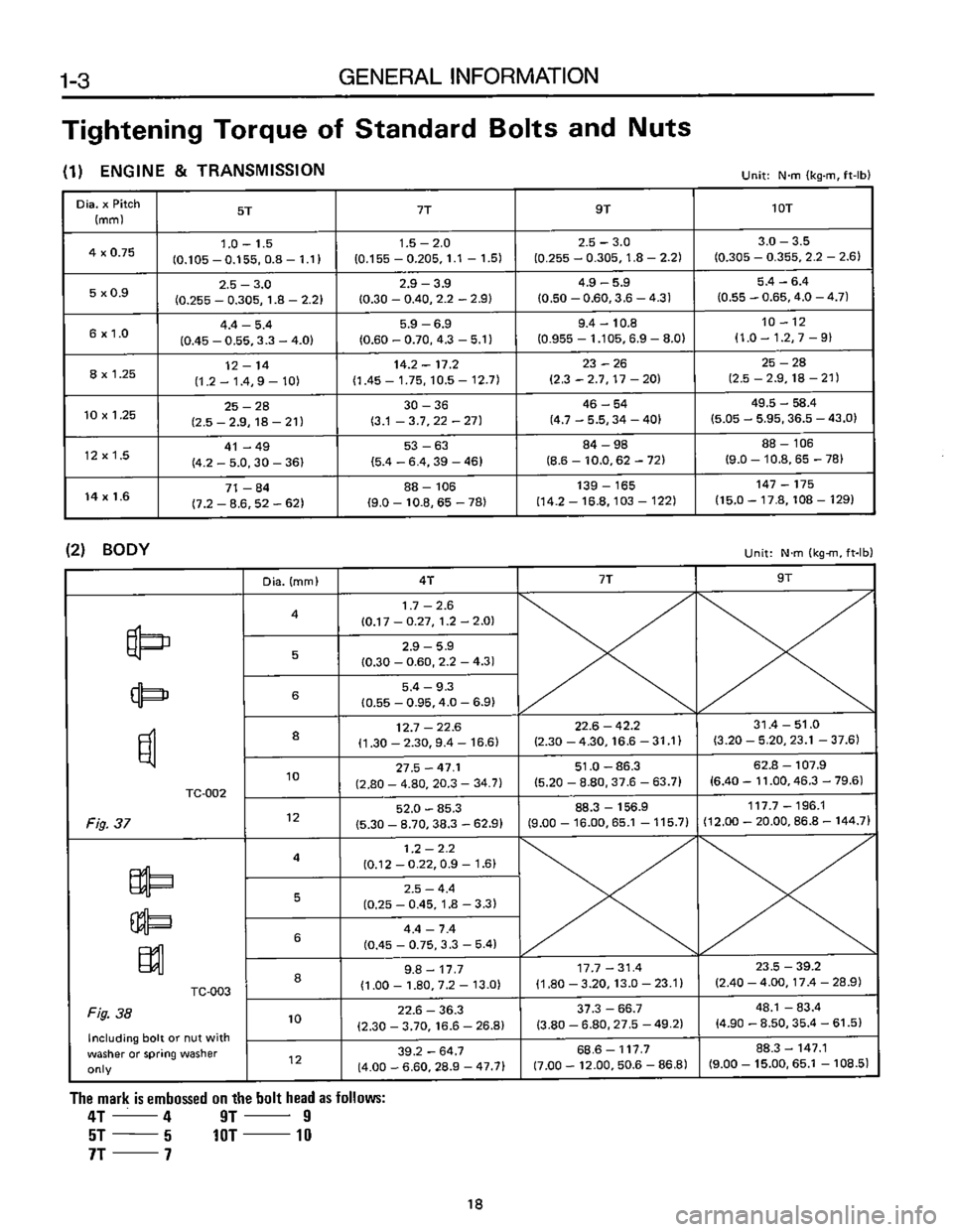 SUBARU LEONE 1989 Service Service Manual SUBARU LEONE 1989 Service Service Manual
