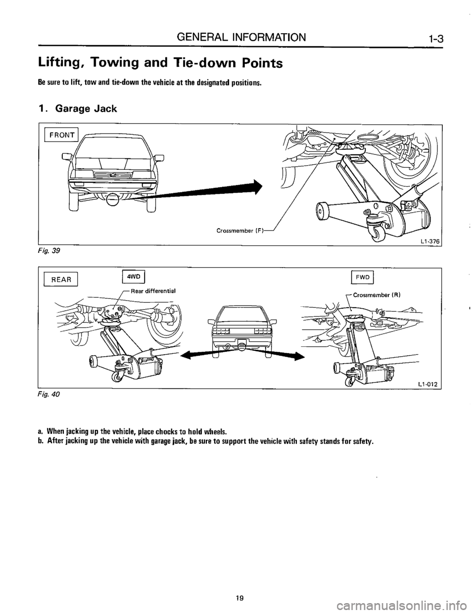 SUBARU LEONE 1989 Service Service Manual SUBARU LEONE 1989 Service Service Manual