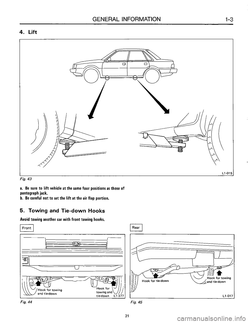 SUBARU LEONE 1989 Service Service Manual SUBARU LEONE 1989 Service Service Manual