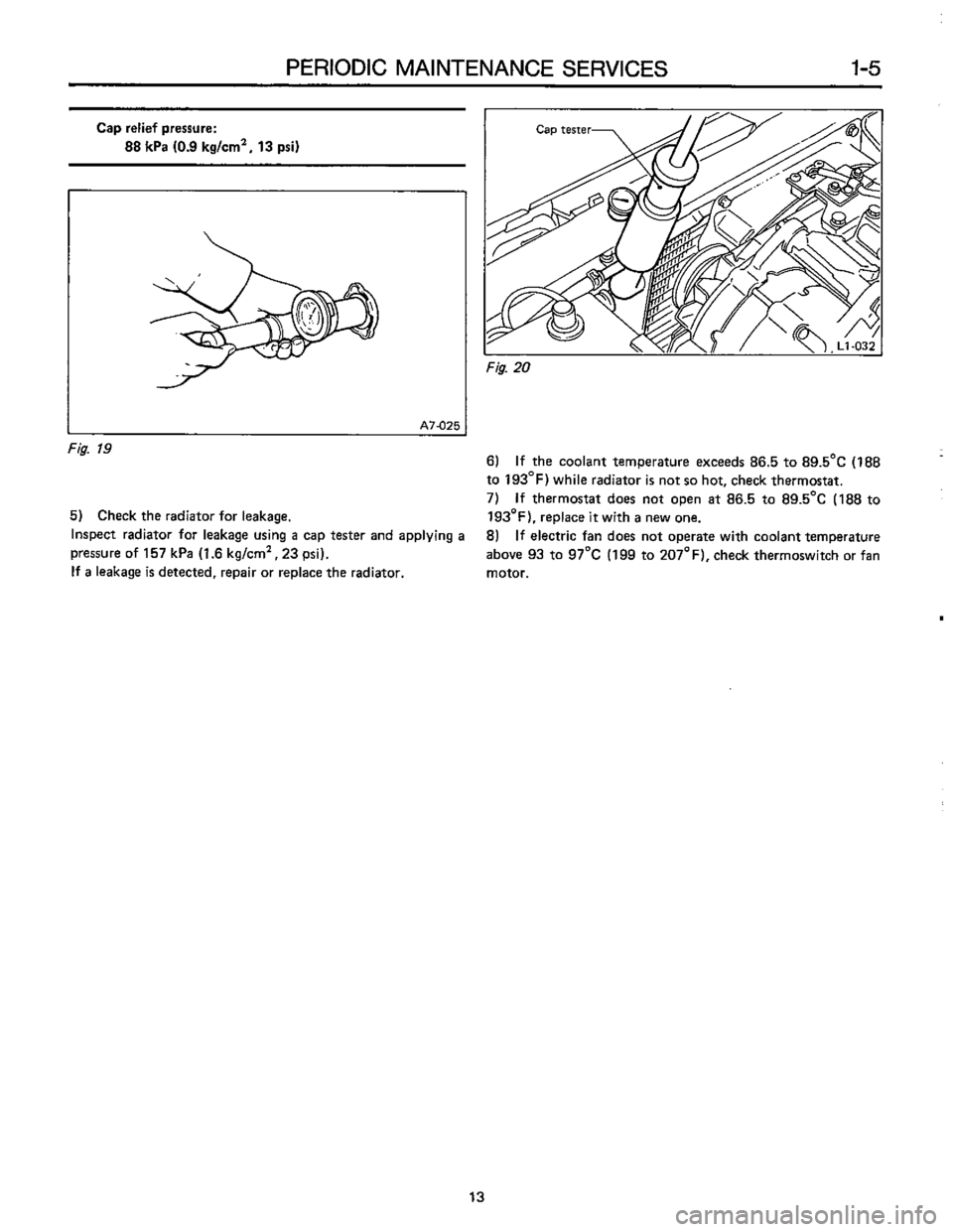 SUBARU LEONE 1989 Service Workshop Manual SUBARU LEONE 1989 Service Workshop Manual