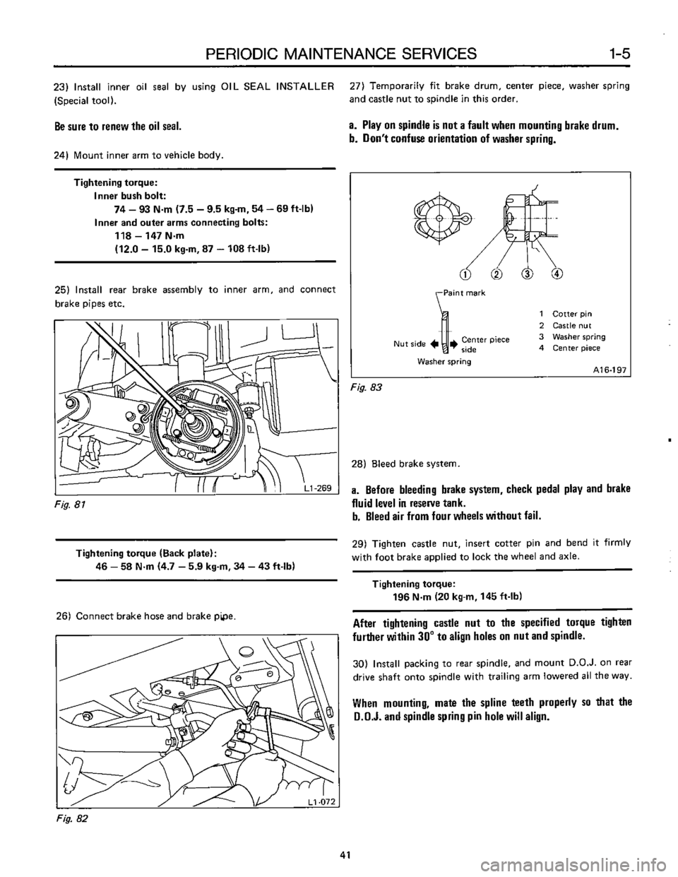 SUBARU LEONE 1989 Service Manual Online SUBARU LEONE 1989 Service Manual Online