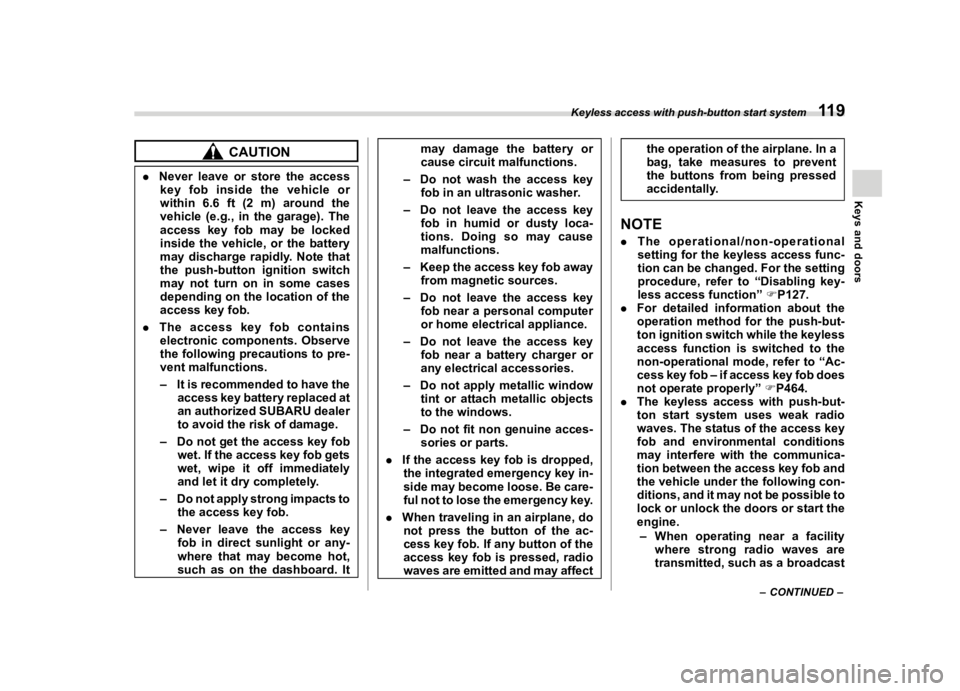 SUBARU ASCENT 2023  Owners Manual �������
