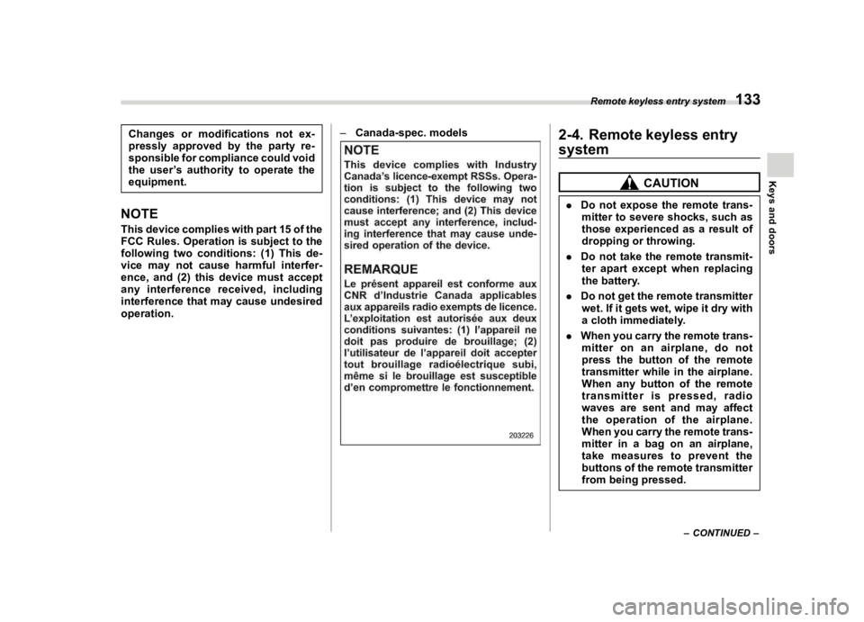 SUBARU ASCENT 2023  Owners Manual �������
